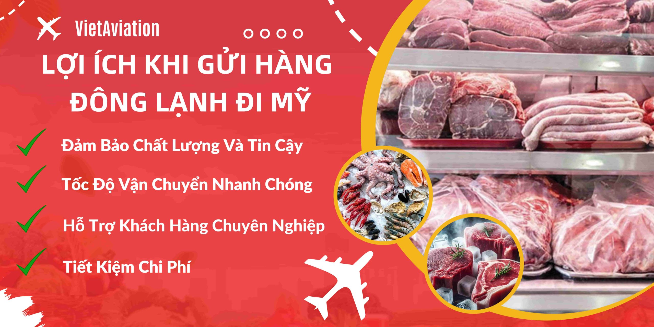 Lợi ích khi gửi hàng đông lạnh đi Mỹ